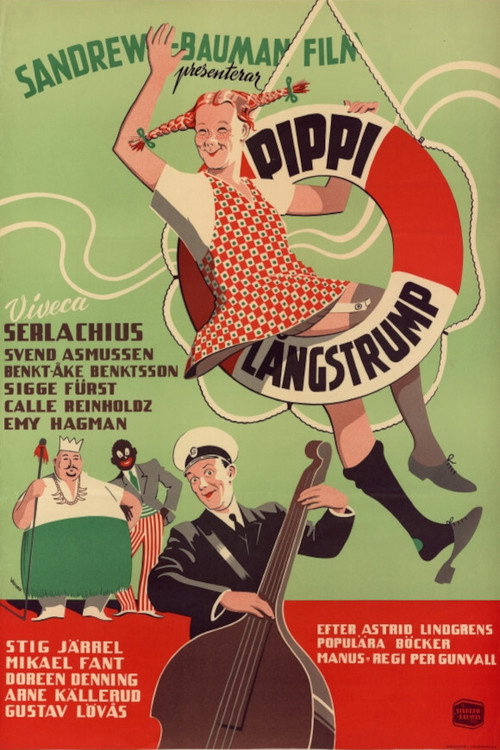 Movie poster for Pippi Longstocking (1949)