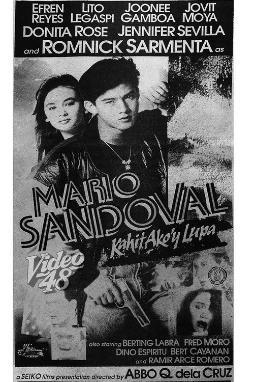 Movie poster for Mario Sandoval (1993)