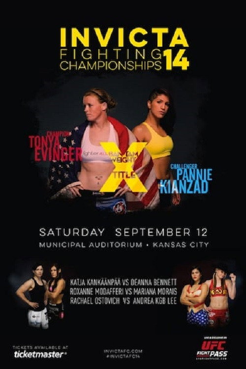 Movie poster for Invicta FC 14: Evinger vs. Kianzad (2015)