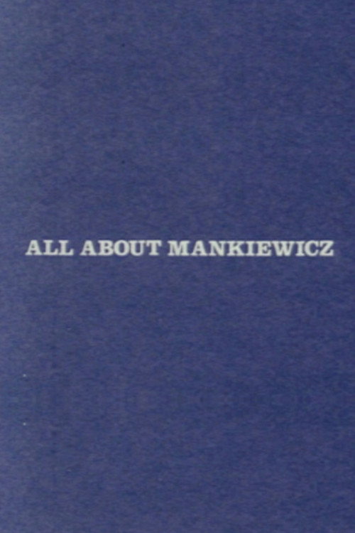 Movie poster for All About Mankiewicz (1983)