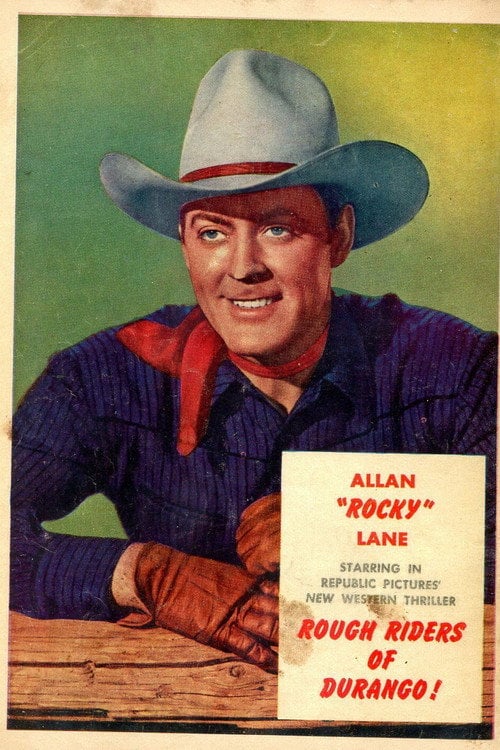 Movie poster for Rough Riders of Durango (1951)
