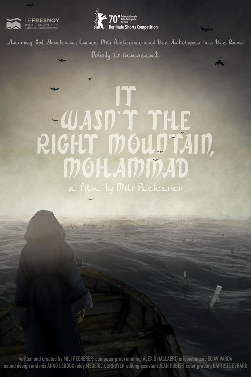 Movie poster for It Wasn't the Right Mountain, Mohammad (2020)