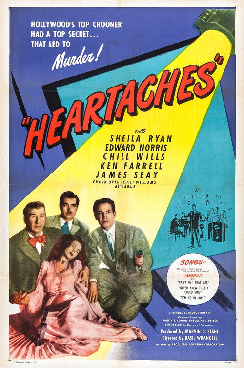Movie poster for Heartaches (1947)