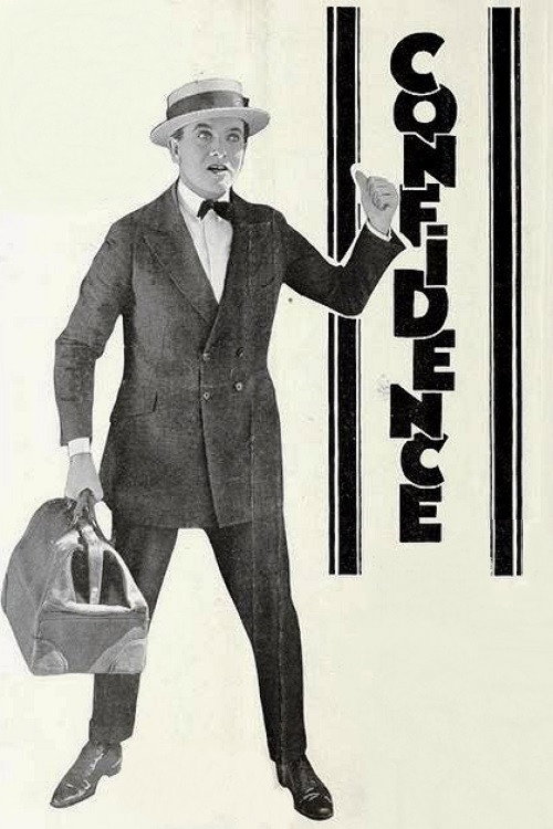 Movie poster for Confidence (1922)