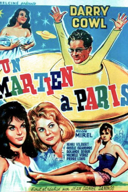 Movie poster for A Martian in Paris (1961)