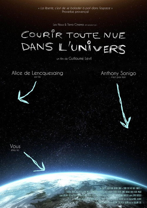 Movie poster for Courir toute nue dans l'univers (2021)