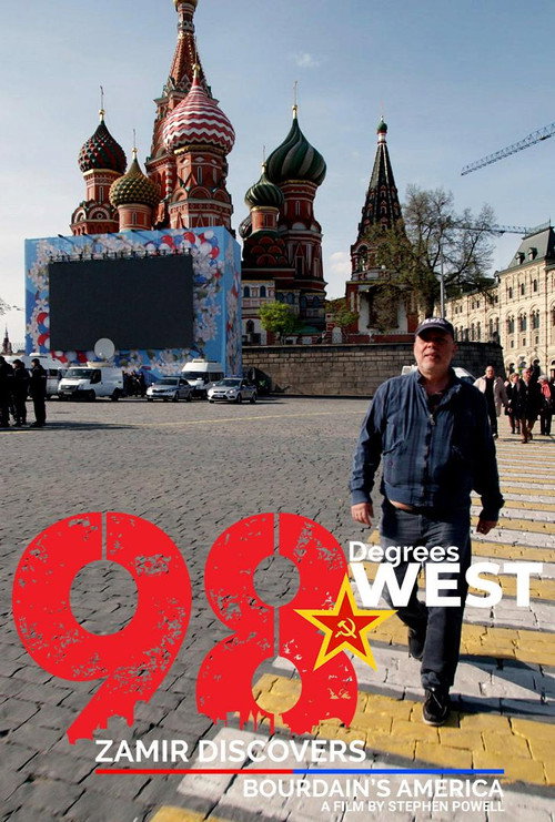 Movie poster for 98 Degrees West - Zamir Discovers Bourdain's America (2023)