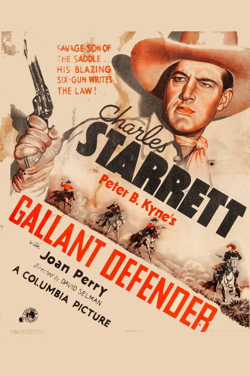Movie poster for Gallant Defender (1935)