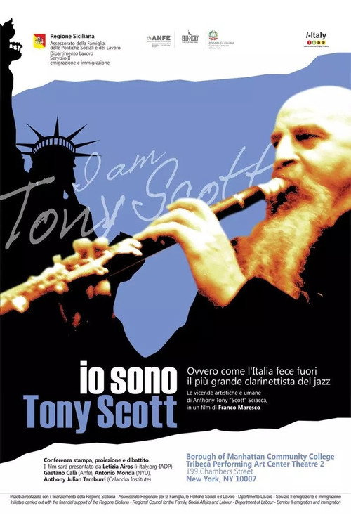 Movie poster for Io sono Tony Scott, ovvero come l'Italia fece fuori il più grande clarinettista del jazz (2010)