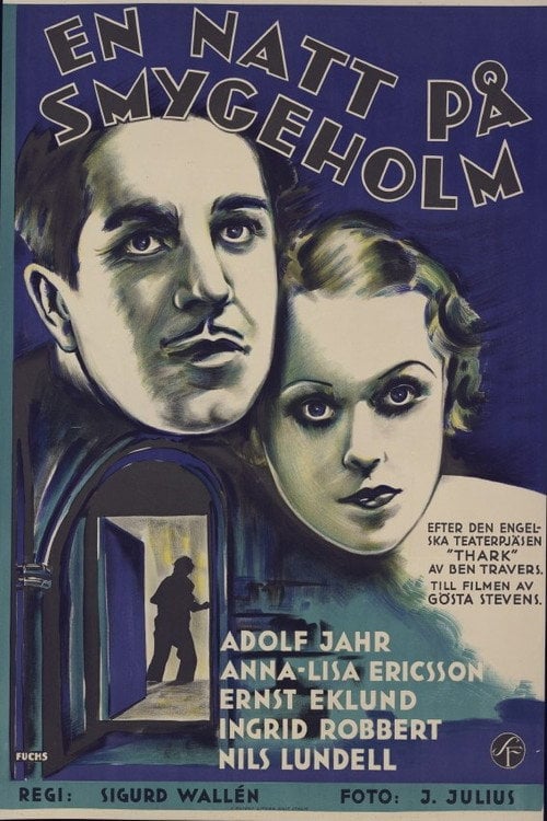 Movie poster for En natt på Smygeholm (1933)