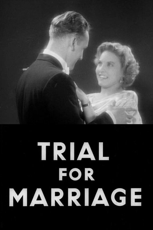 Movie poster for Trial for Marriage (1936)