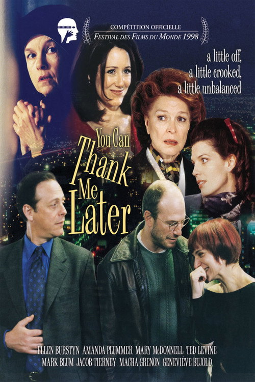 Movie poster for You Can Thank Me Later (1998)