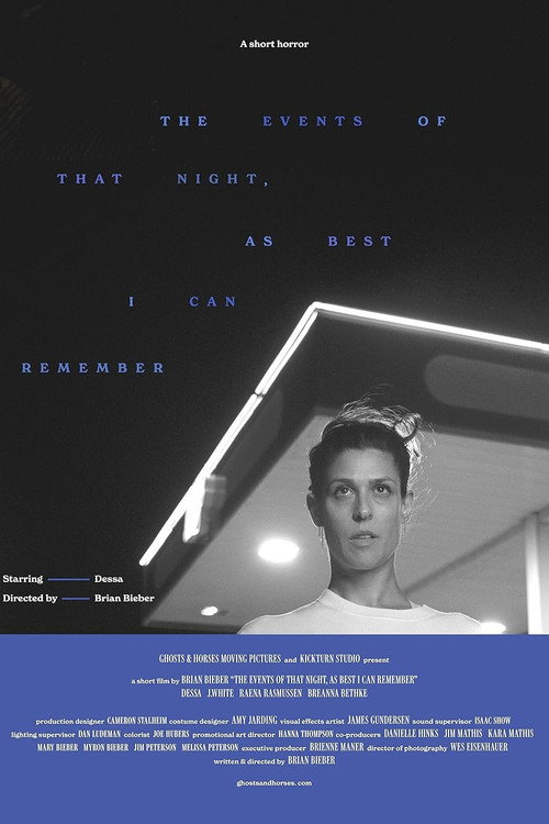 Movie poster for The Events of That Night, As Best I Can Remember (2024)