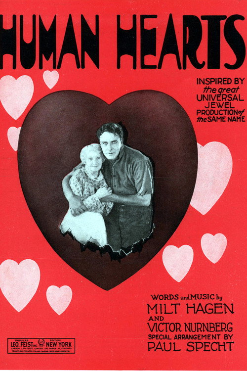 Movie poster for Human Hearts (1922)