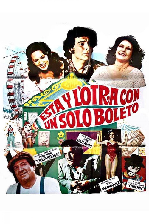 Movie poster for Esta y l'otra con un solo boleto (1983)