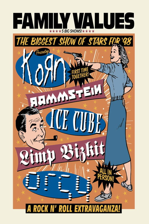 Movie poster for Family Values Tour '98 (1999)