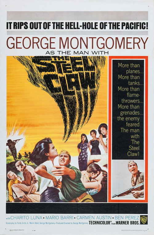 Movie poster for The Steel Claw (1961)