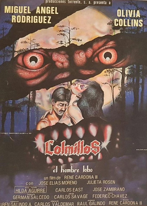 Movie poster for Colmillos, el hombre lobo (1993)