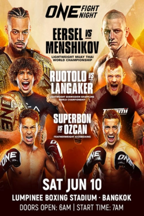 Movie poster for ONE Fight Night 11: Eersel vs. Menshikov (2023)
