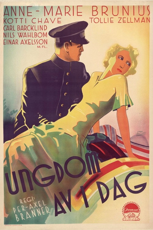 Movie poster for Ungdom av i dag (1935)