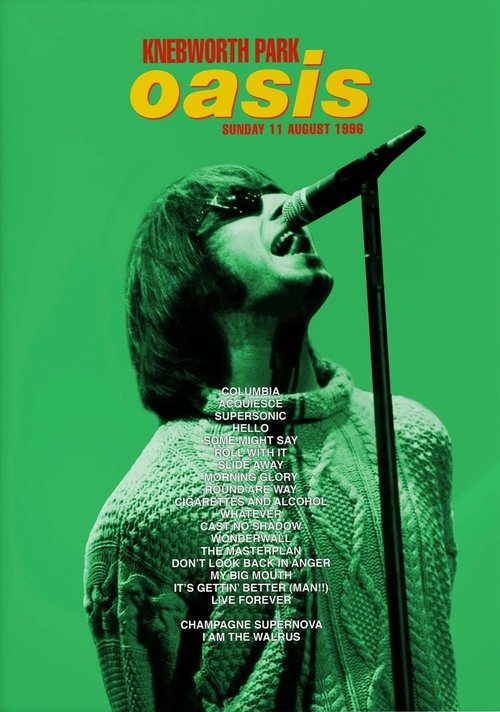 Movie poster for Oasis: Second Night Live at Knebworth Park (1996)