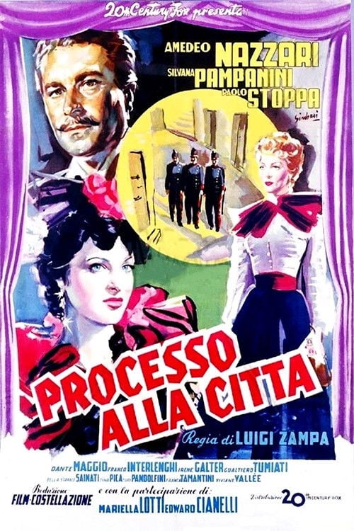 Movie poster for The City Stands Trial (1952)