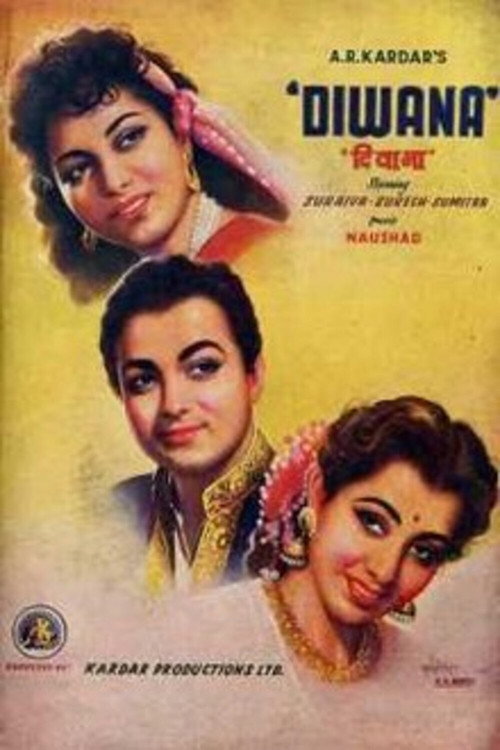 Movie poster for Diwana (1952)