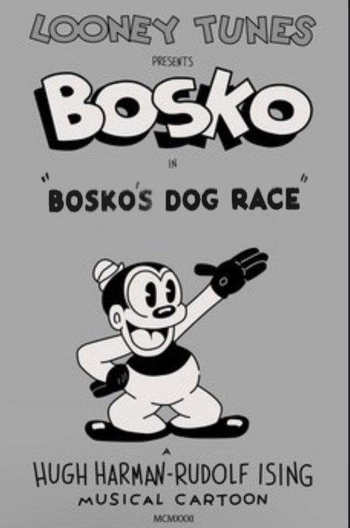 Movie poster for Bosko's Dog Race (1932)