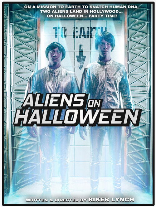 Movie poster for Aliens on Halloween (2021)