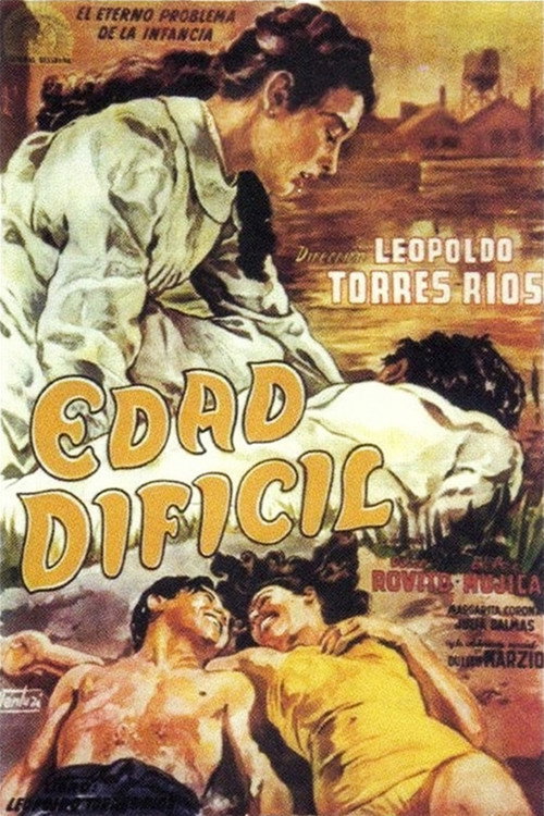 Movie poster for Edad difícil (1956)