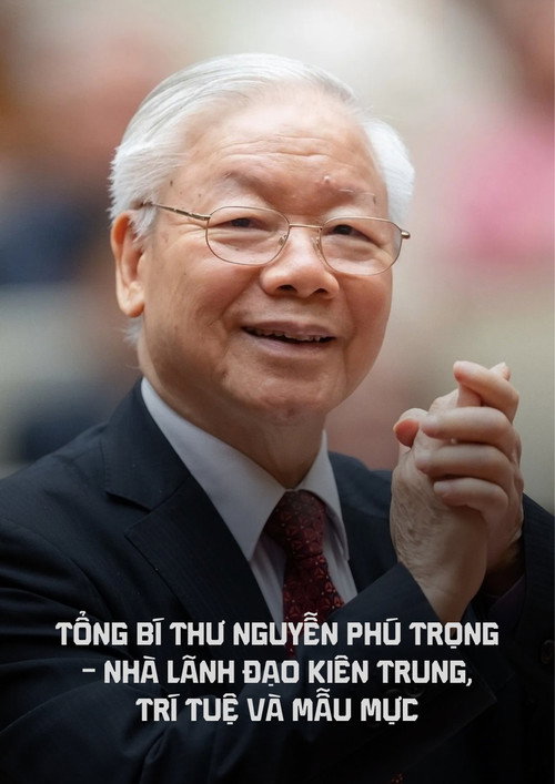 Movie poster for Tổng bí thư Nguyễn Phú Trọng - Nhà lãnh đạo kiên trung, trí tuệ và mẫu mực (2024)
