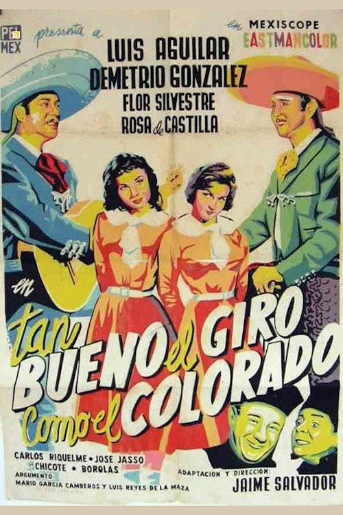 Movie poster for Tan bueno el giro como el colorado (1959)