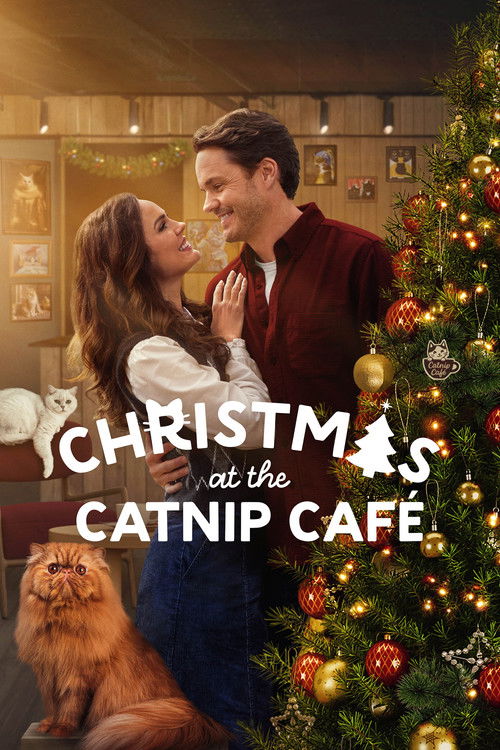 Movie poster for Christmas at the Catnip Café (2025)