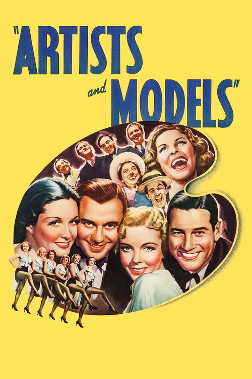 Movie poster for Artists & Models (1937)