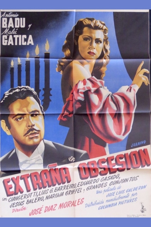 Movie poster for Extraña obsesión (1947)