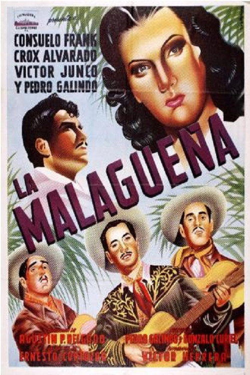 Movie poster for La malagueña (1947)
