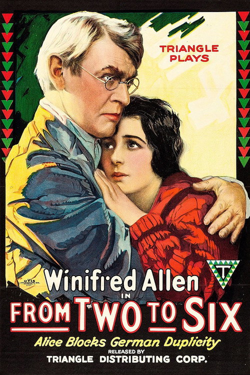 Movie poster for From Two to Six (1918)