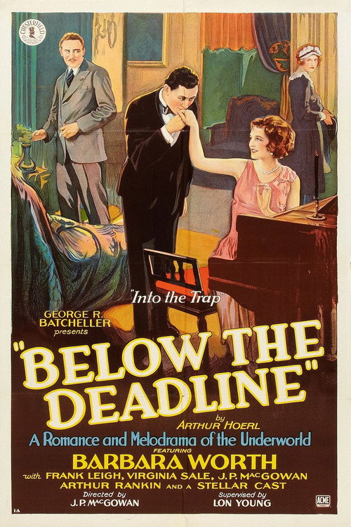 Movie poster for Below the Deadline (1929)