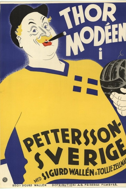 Movie poster for Pettersson - Sverige (1934)
