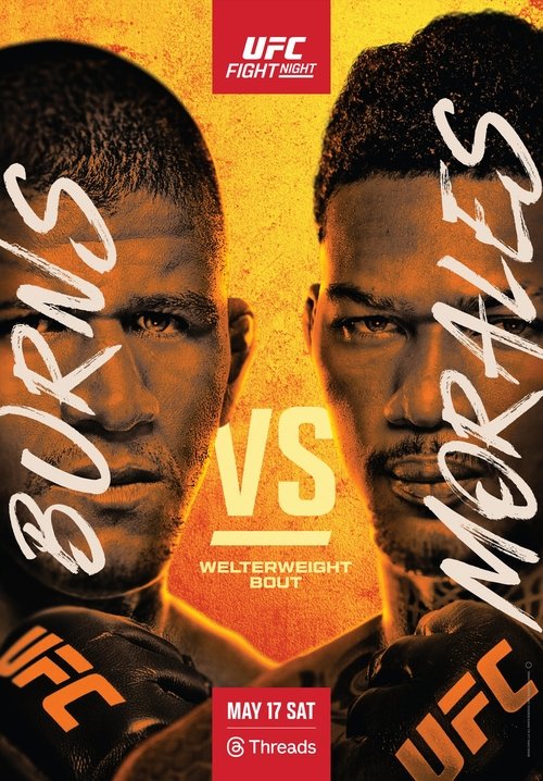 Movie poster for UFC Fight Night 256: Burns vs. Morales (2025)