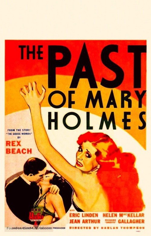 Movie poster for The Past of Mary Holmes (1933)
