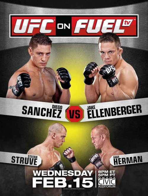 Movie poster for UFC on Fuel TV 1: Sanchez vs. Ellenberger (2012)