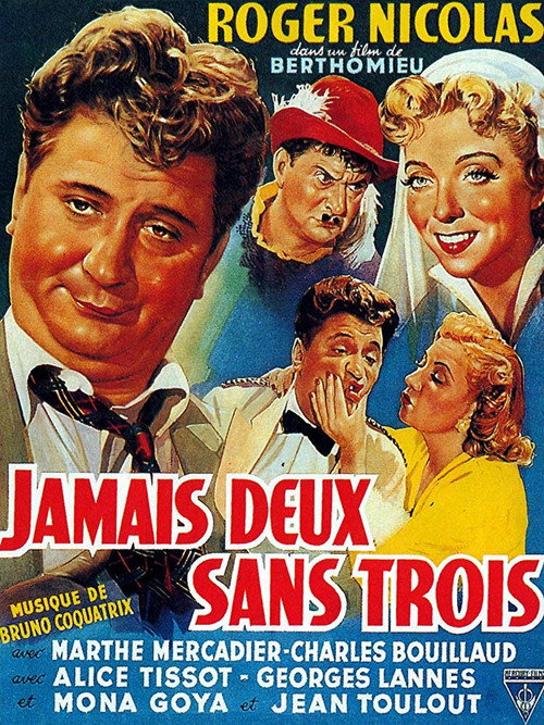 Movie poster for Jamais deux sans trois (1951)