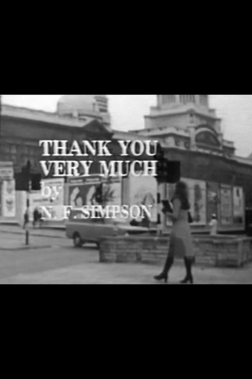 Movie poster for Thank You Very Much (1971)