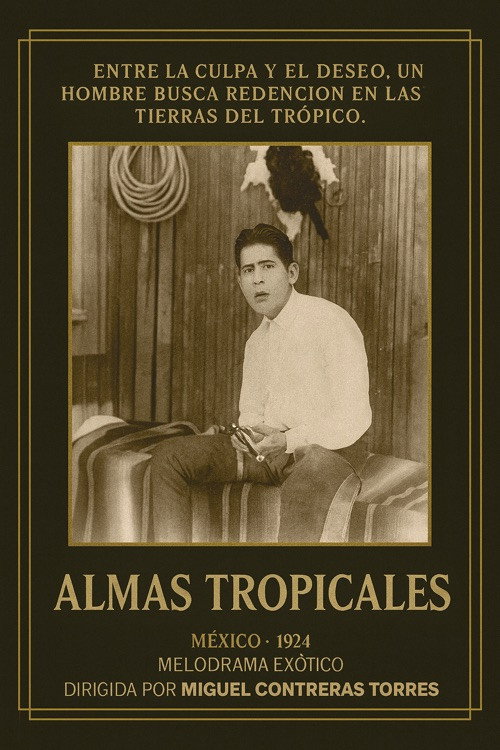 Movie poster for Almas tropicales (1924)