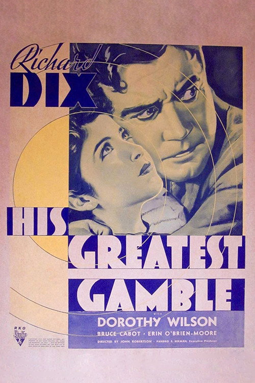 Movie poster for His Greatest Gamble (1934)