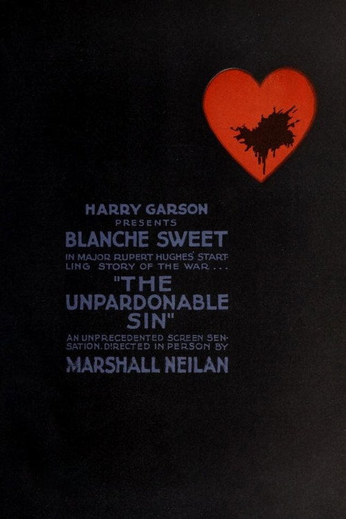 Movie poster for The Unpardonable Sin (1919)