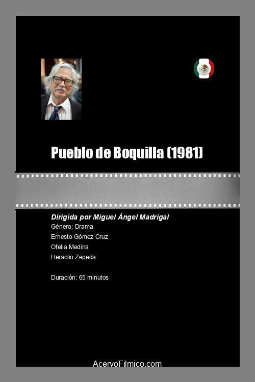 Movie poster for Pueblo de Boquilla (1981)