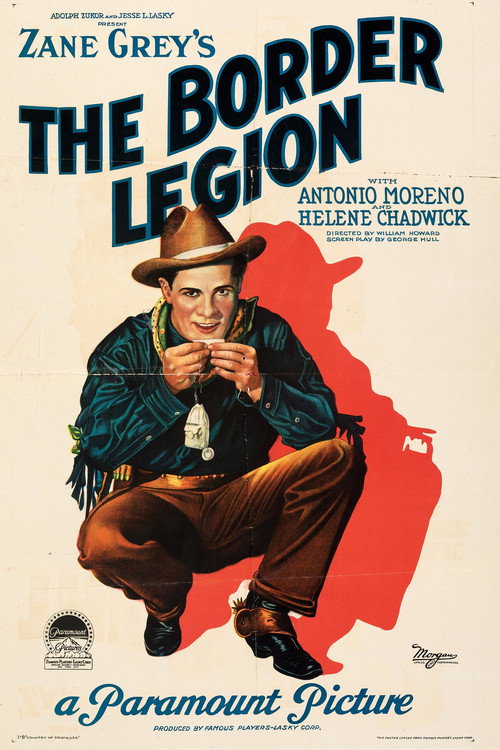 Movie poster for The Border Legion (1924)