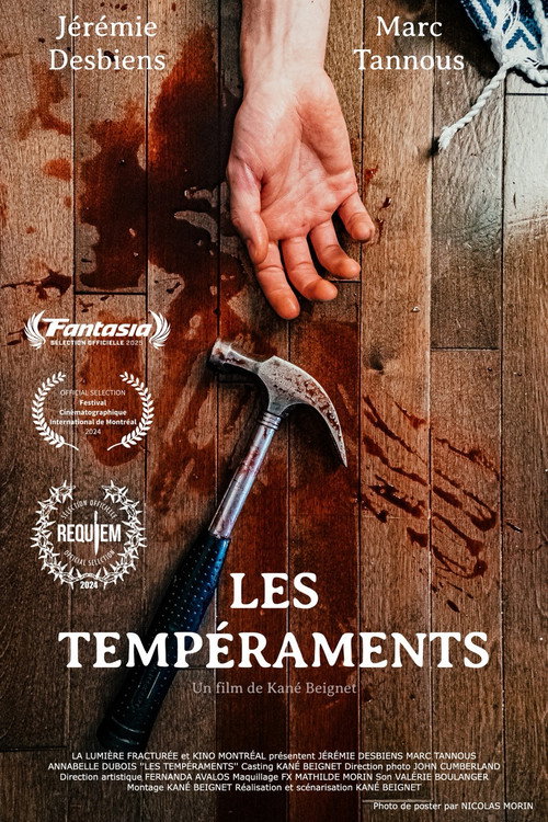 Movie poster for Les tempéraments (2024)